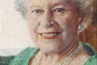 Rolf Harris portrait of the Queen